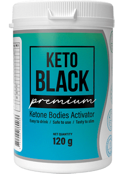 Prašek Keto Black